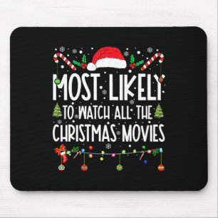 Am wahrscheinlichsten, alle Weihnachtsfilme Chri z Mousepad