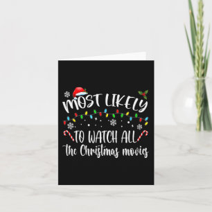 Am wahrscheinlichsten, alle Weihnachtsfilme Fami z Karte