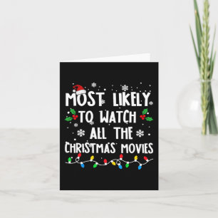 Am wahrscheinlichsten, alle Weihnachtsfilme Fami z Karte