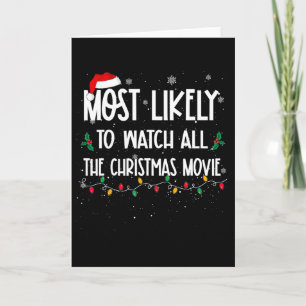 Am Wahrscheinlichsten Alle Weihnachtsfilme Familie Karte
