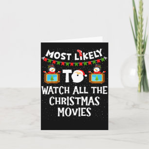 Am Wahrscheinlichsten Alle Weihnachtsfilme Zu Scha Karte