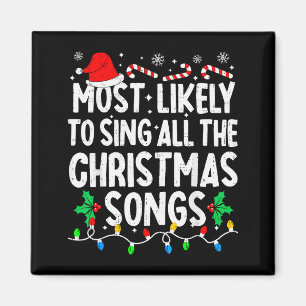 Am Wahrscheinlichsten Alle Weihnachtslieder Sänger Magnet