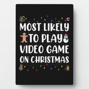 Am Wahrscheinlichsten, an Weihnachten Videospiele  Fotoplatte