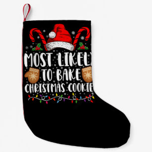 Am wahrscheinlichsten backen Weihnachtsplätzchen X Kleiner Weihnachtsstrumpf