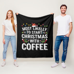 Am wahrscheinlichsten beginnt Weihnachten mit der Fleecedecke