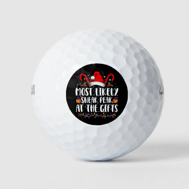 Am wahrscheinlichsten bei den Geschenken Weihnacht Golfball (Vorderseite)