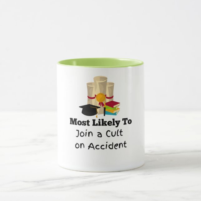 Am wahrscheinlichsten bei einem Kult-Abschluss-Ges Tasse (Zentrum)