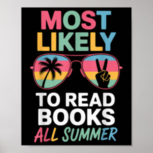 Am wahrscheinlichsten Bücher lesen den ganzen Somm Poster