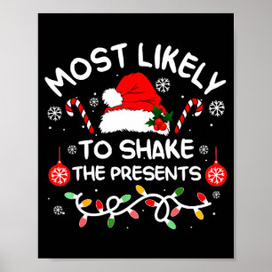 Am wahrscheinlichsten, das Xmas-Familien-Matching Poster