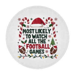 Am wahrscheinlichsten, dass alle Fußballspiele sch Schneidebrett