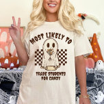 Am wahrscheinlichsten, dass ein benutzerdefinierte T-Shirt<br><div class="desc">Der neue Ghost-T - Shirt "Most Lwahrscheinlich To" ist die ultimative Wahl für einen unterhaltsamen und zusammenhängenden Look in dieser tollen Saison. Dieses Shirt, das sich perfekt für Gruppenkostüme eignet, zeichnet sich durch ein charmantes Gespensterdesign aus, gepaart mit einer witzigen "Most Likely To"-Caption, die Ihrem Halloween-Kleid eine humorvolle Drehung verleiht....</div>