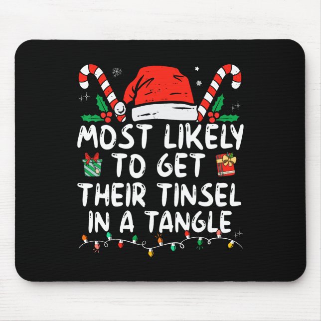 Am wahrscheinlichsten, dass sie ihre Tinsel in ein Mousepad (Vorne)