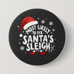 Am wahrscheinlichsten, dass Weihnachten Weihnachts Button
