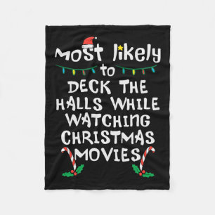 Am wahrscheinlichsten Deck Walls Weihnachtsfilme W Fleecedecke