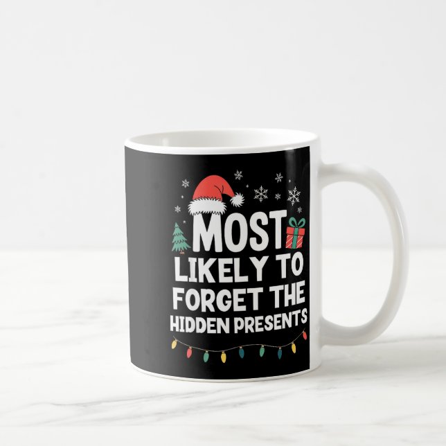 Am Wahrscheinlichsten Den Versteckten Weihnachtswi Kaffeetasse (Rechts)