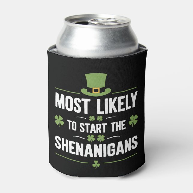 Am wahrscheinlichsten, die Shenanigans St Patrick' Dosenkühler (Kanne Vorderseite)