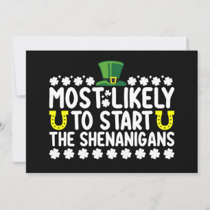 Am wahrscheinlichsten, die Shenanigans St Patricks Einladung