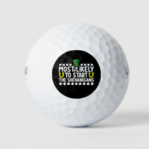 Am wahrscheinlichsten, die Shenanigans St Patricks Golfball
