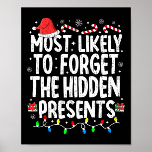 Am Wahrscheinlichsten die versteckten Weihnachtsge Poster