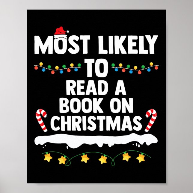 Am wahrscheinlichsten ein Buch über Weihnachten Ma Poster (Vorne)