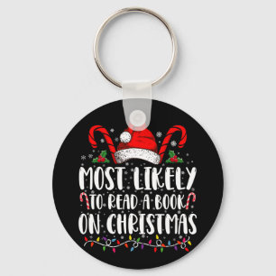 Am wahrscheinlichsten ein Buch über Weihnachtspass Schlüsselanhänger