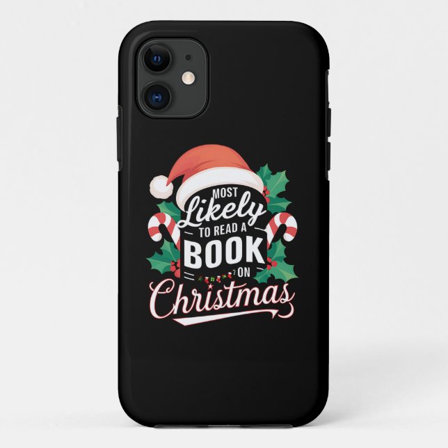 Am wahrscheinlichsten ein Buch zu Weihnachten zu l Case-Mate iPhone Hülle (Rückseite)