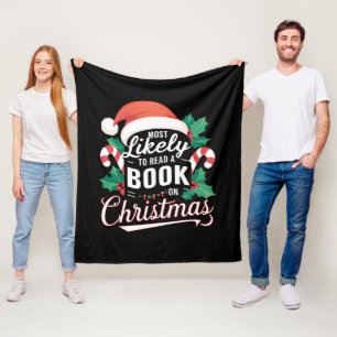 Am wahrscheinlichsten ein Buch zu Weihnachten zu l Fleecedecke