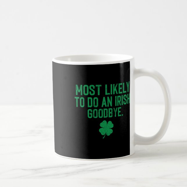 Am Wahrscheinlichsten Einen Irischen Abschied Zu M Kaffeetasse (Rechts)