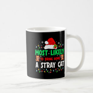 Am Wahrscheinlichsten Einen Streunenden Katze Nach Kaffeetasse