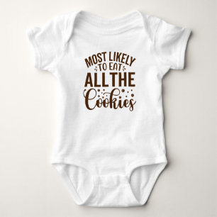 Am wahrscheinlichsten essen alle Cookies Baby Strampler