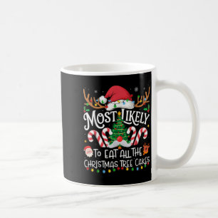 Am wahrscheinlichsten essen alle Weihnachtsbaumkuc Kaffeetasse
