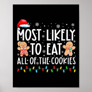 Am wahrscheinlichsten essen alle Weihnachtskekse F Poster