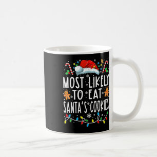 Am wahrscheinlichsten essen Santas Cookies Familie Kaffeetasse
