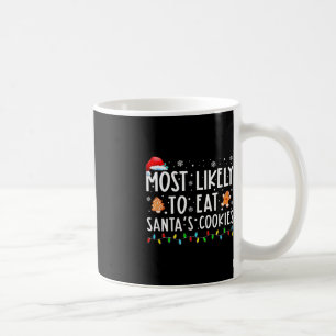 Am wahrscheinlichsten essen Santas Cookies Familie Kaffeetasse
