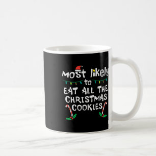 Am wahrscheinlichsten essen Sie alle Weihnachtskek Kaffeetasse