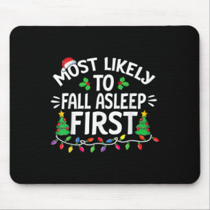 Am wahrscheinlichsten fällt Asleep erste Weihnacht Mousepad