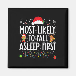 Am wahrscheinlichsten fällt Asleep First Fun Xmas Magnet