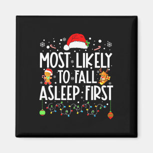 Am wahrscheinlichsten fällt Asleep First Funny Xma Magnet