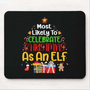 Am wahrscheinlichsten feiert man Weihnachten als E Mousepad