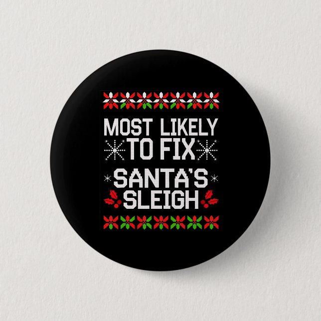 Am wahrscheinlichsten Fix Weihnachten Weihnachten  Button (Vorderseite)