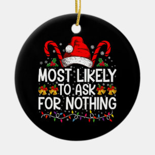 Am Wahrscheinlichsten Fragen Nach Nichts Weihnacht Keramik Ornament