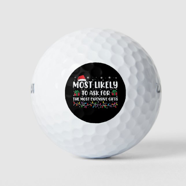 Am wahrscheinlichsten für die teuersten Geschenke  Golfball (Vorderseite)