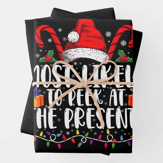 Am wahrscheinlichsten für Flüchtige Blick bei der  Geschenkpapier Set (Beispiel)