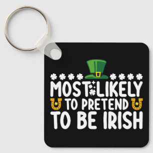 Am wahrscheinlichsten gibt vor, am St. Patrick's D Schlüsselanhänger