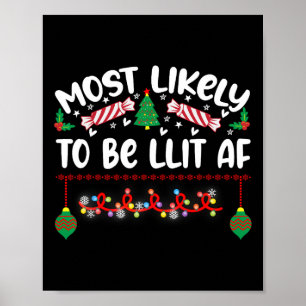 Am wahrscheinlichsten hassen diese Weihnachten Paj Poster