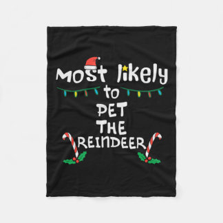 Am wahrscheinlichsten Haustier Weihnachtsmatte Wei Fleecedecke