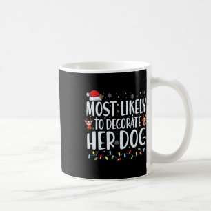 Am wahrscheinlichsten, ihren Hund Weihnachten Paja Kaffeetasse