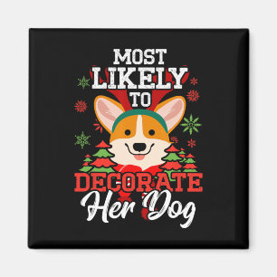 Am wahrscheinlichsten, ihren Hund Weihnachten Paja Magnet