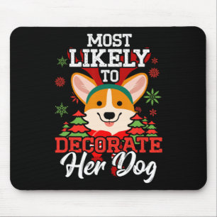 Am wahrscheinlichsten, ihren Hund Weihnachten Paja Mousepad
