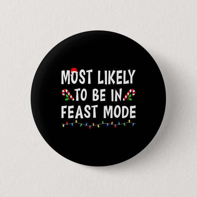 Am wahrscheinlichsten im Fastmodus sein Xmas lusti Button (Vorderseite)